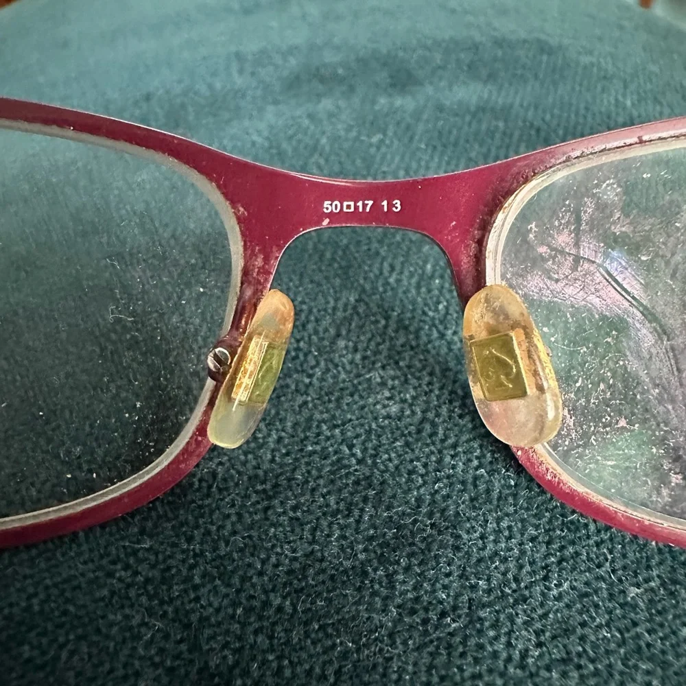 kate spade new york Pink Glitter Mulberry Eyeglasses JAYLA OW74 Size 50-17-135